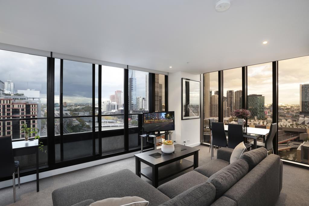 Aura On Flinders Serviced Apartments Melbourne City Exterior foto